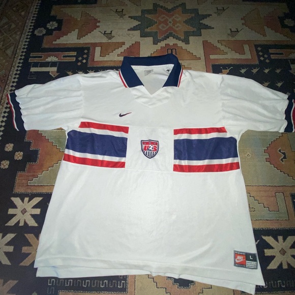 Nike Other - 1996-1998 USA NIKE HOME FOOTBALL SHIRT (SIZE L)
